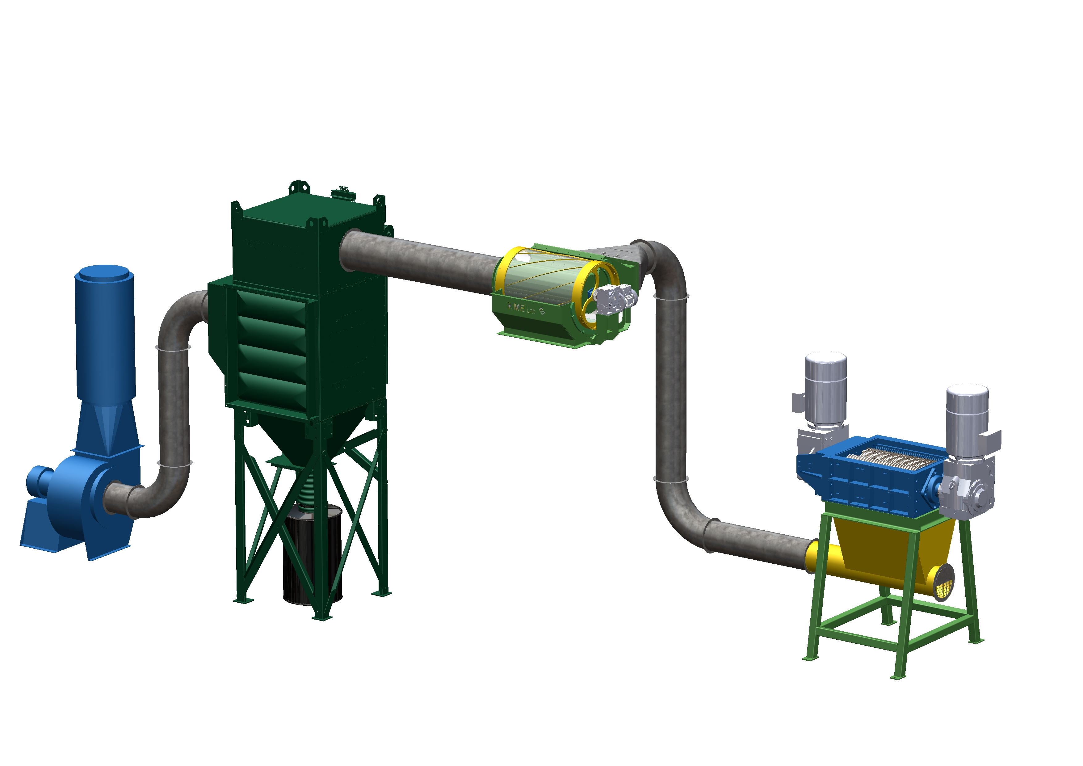 High Efficiency Dust Extraction Drum