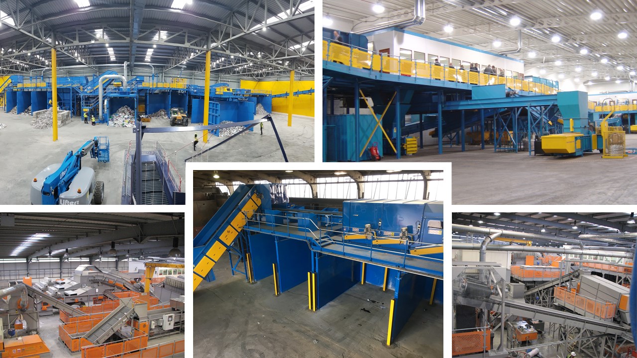 Conveyors for sorting Waste