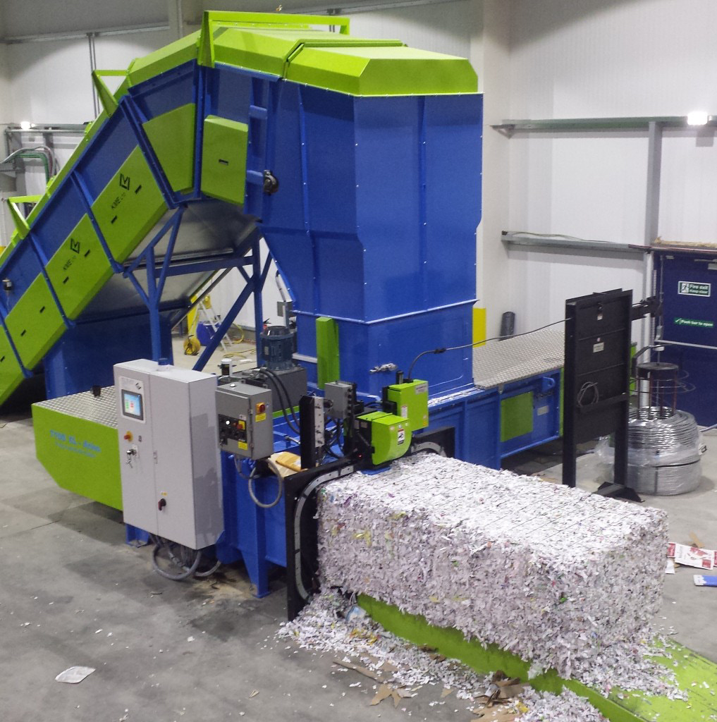 Twin Ram Baler Fully Automatic for waste and recycling
